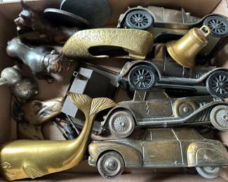 Vintage metal banks