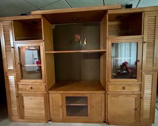 Same modular cabinets arranged differently 