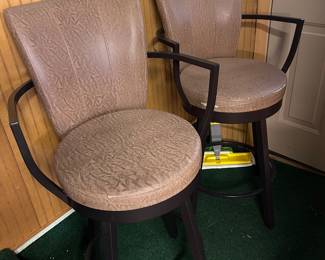 Pair of kitchen swivel chairs