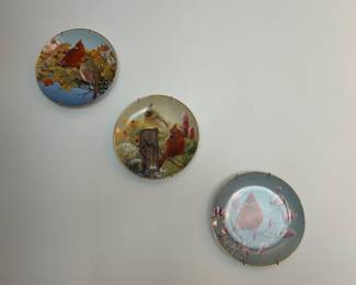 Cardinal plates - 6
