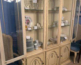 Vintage French Provincial Hutch