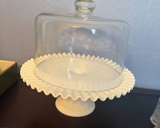Fenton Hobnail milk glass