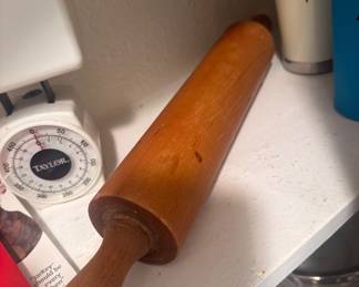 Vintage wooden rolling pin