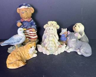 228 sevencollectibleanimalfigurinesharve