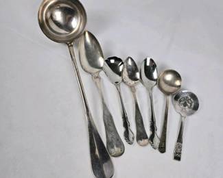 082 assortedvintagespoonslot