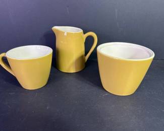 237 mcmceramiccupcreamerandbowlset