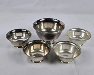 073 setof5agbartonsilverplatedbowls