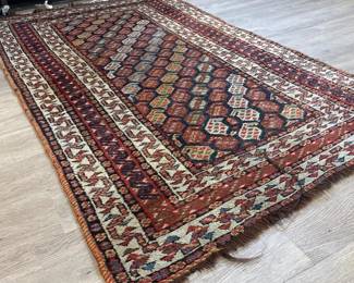 065 vintagepersiantribalhandknottedwool