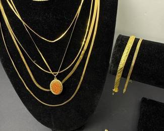 004 italian10k14kgoldjewelrylot315g