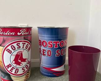 389 2bostonredsoxmetalwastebins