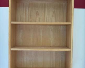 398 wallmounted3shelfsolidwoodstorage