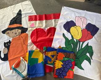 332 assortedcolorfuldecorativefabricflag