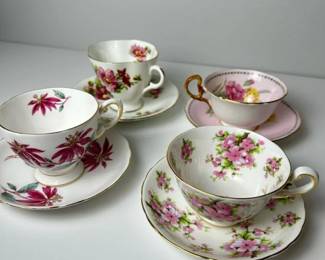188 vintageenglishbonechinateacupsaucer