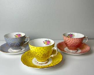 169 vintagecolcloughbonechinateacupsauc
