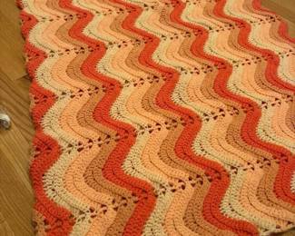 222 handmadecrochetchevronafghan