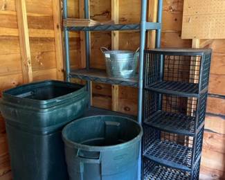 343 4shelfplasticutilitystoragerack4t