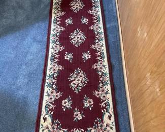 274 traditionalburgundyfloralrunnerrug