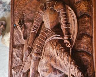 vintage wood art