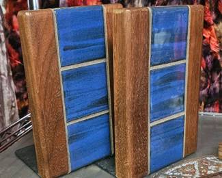 MCM tile bookends