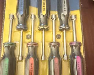 Pittsburgh 7-Piece Metric Nut Driver Set