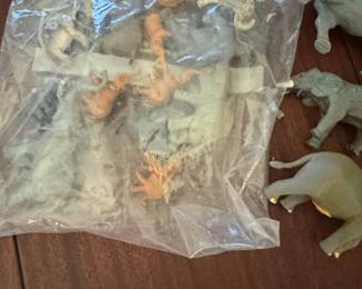Assorted Plastic Animal Figurines - Safari and Farm Animals