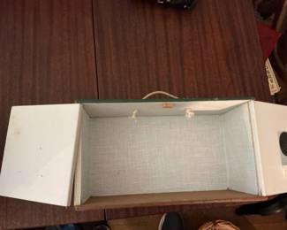 Vintage Wooden Dollhouse Carry Case