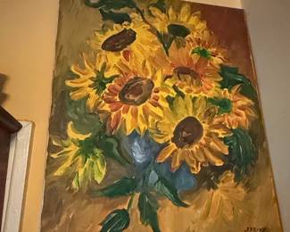 Bouquet of Sunflowers Oil Painting