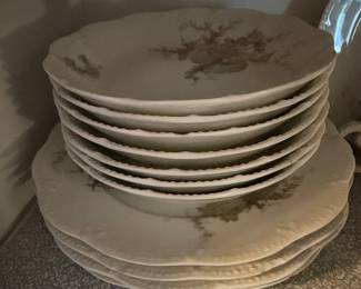 Vintage Haviland Limoges Floral Plates