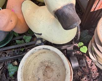 Vintage Ceramic Duck Planter
