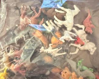 Assorted Plastic Animal Figurines