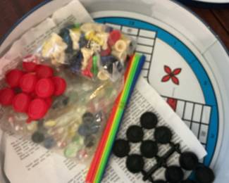 Chinese Checkers Tin Game Board