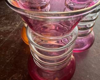 Set of 3 Vintage Bartlett Collins Bud Vases