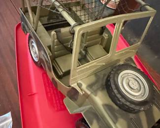 Vintage G.I. Joe M&C Toys Military Jeep with Netting