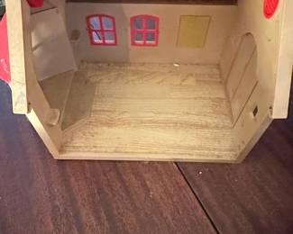 Vintage Drewart Wooden Dollhouse Room