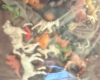 Assorted Miniature Plastic Animal Figurines