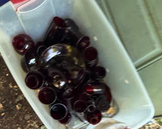 Anchor Hocking Royal Ruby Glassware Set