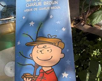 Peanuts Charlie Brown Christmas Tree Sign