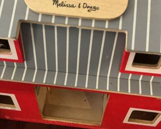 Melissa & Doug Fold & Go Barn Wooden Play Set