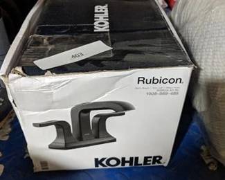 Rubicon 4 in. Centerset Double Handle Bathroom Faucet
