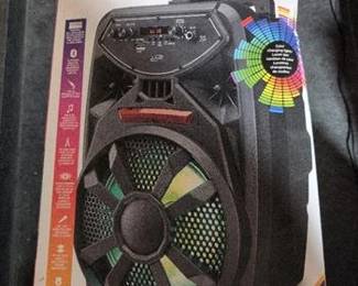 Wireless Tailgate Party Speaker with Built-In 8 in. Speaker