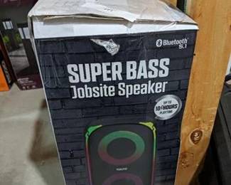 Tzumi Super Bass Jobsite Speaker