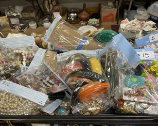 Bracelets, Necklaces, Brooches