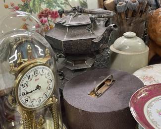 Poker Chips, Silverplated Teapot with Stand, Asian Drum Sticks