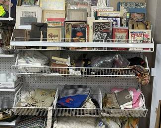 Linens, Books, Ties, Embrodiery Pillow Cases