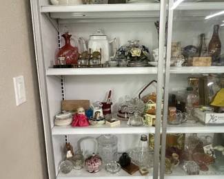End of Day, Tea Pots, Carnival Glass, Ruby Glass, Lusterware