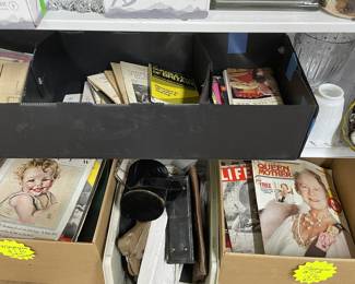 Magazines ~ Life, Evening Post, Cook Books, Lodges