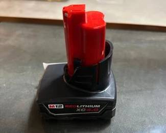 Milwaukee M12 Red Lithium 12V 4.0Ah Power Tool Battery for M12 Tools