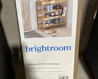 4 Tier Bamboo Shoe Rack