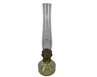 Aladdin Oil Lamp Name on Shade & Burner Rib Block Base
