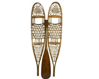 Vintage Rawhide The Maine Snow Shoes